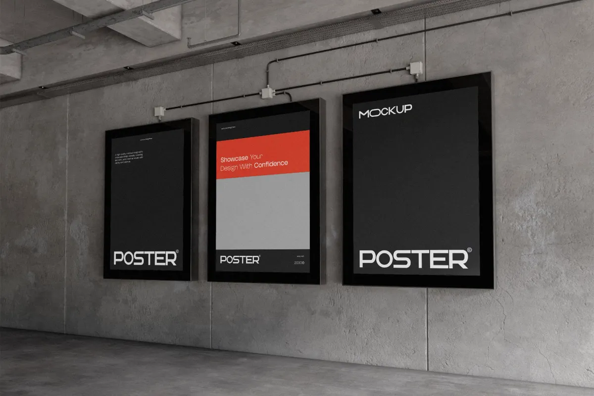 Industrial Poster Mockup