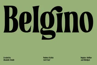 Belgino – Elegant Serif Font