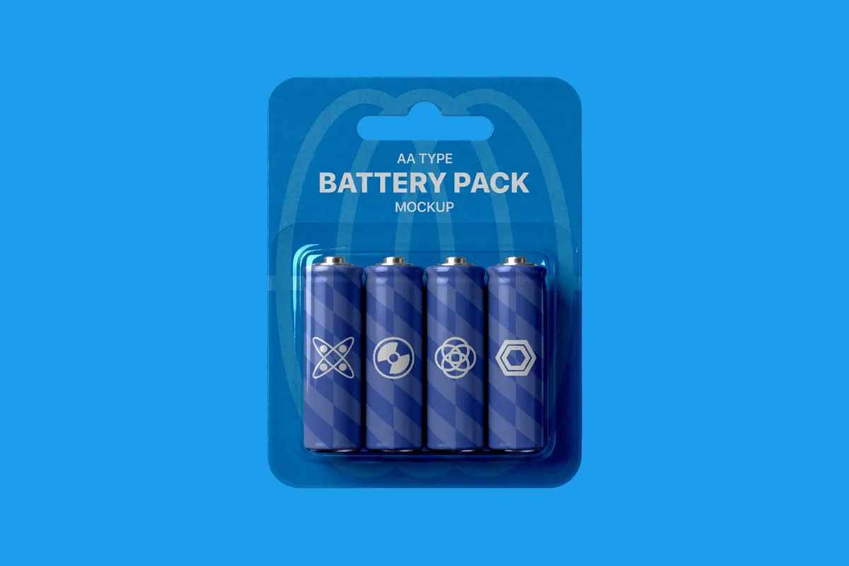AA Battery Pack Mockup