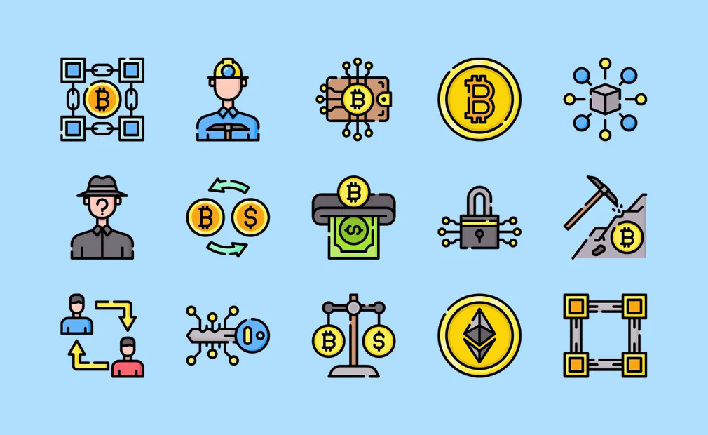Blockchain Vector Icons