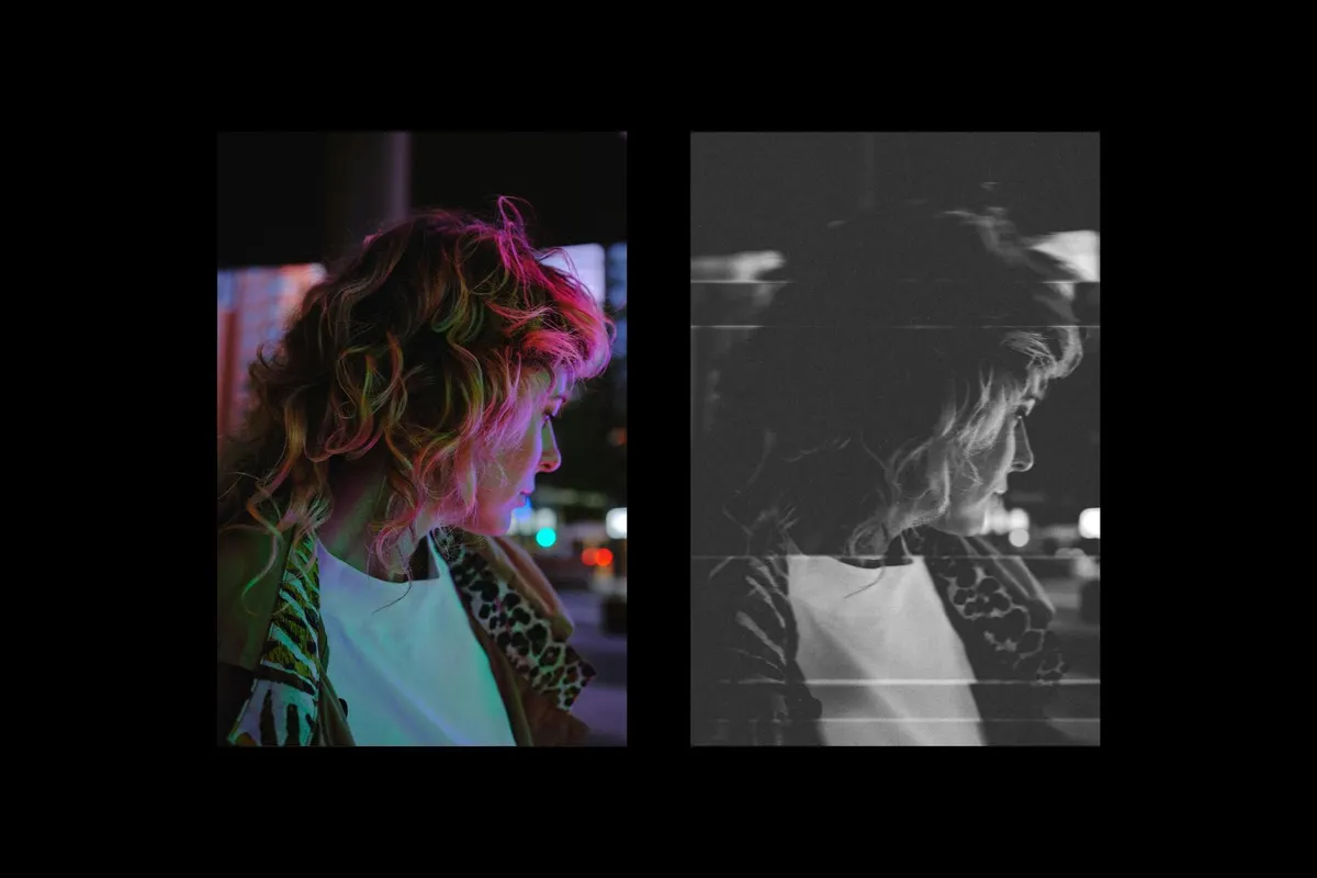 Bad Scan Photo Effect