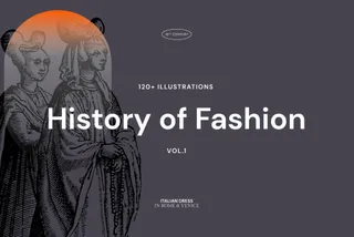 History of Fashion - Vector Illustrations