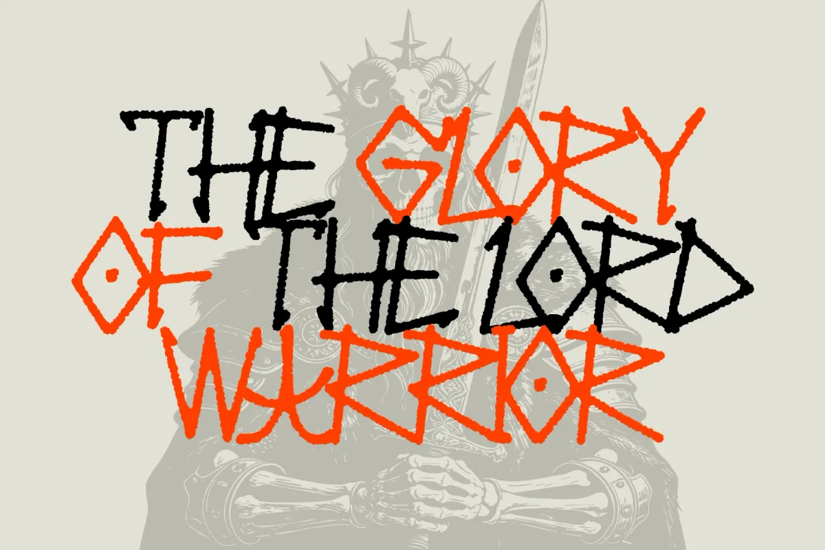 Gorkesq - Ancient Handwritten Display Font