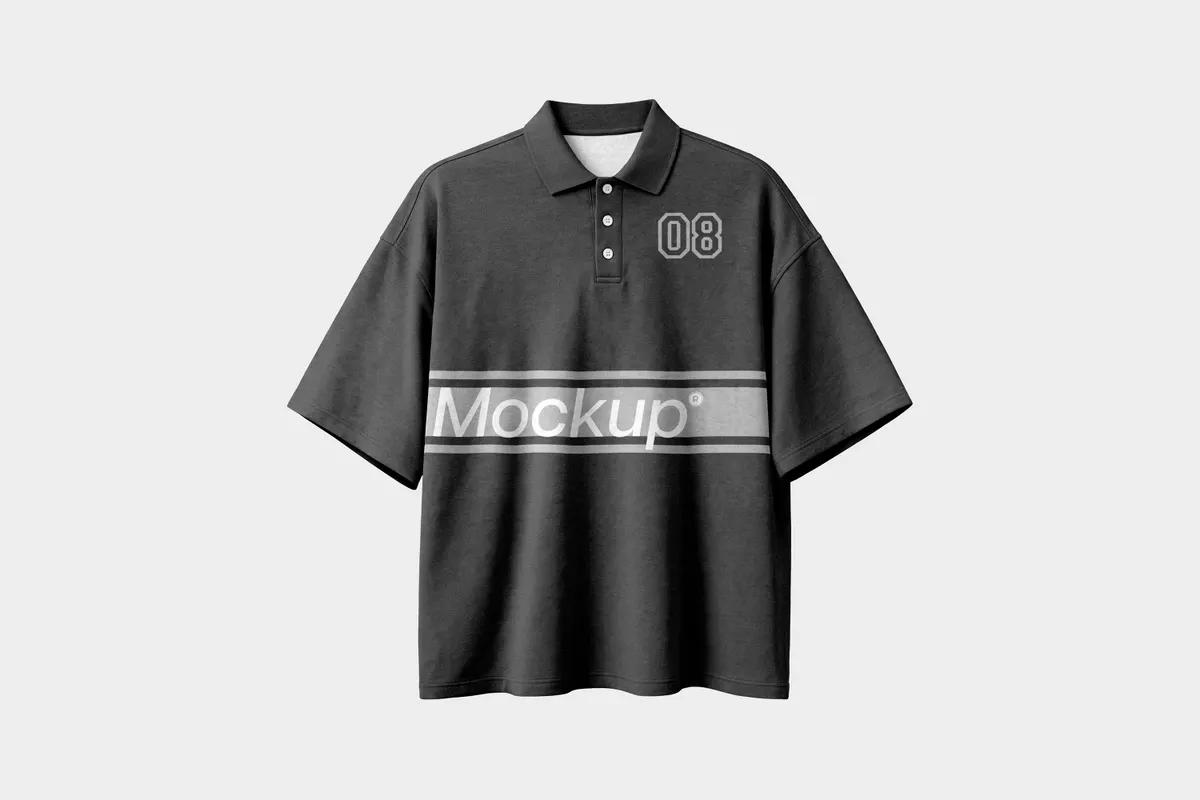 Oversized Polo Mockup