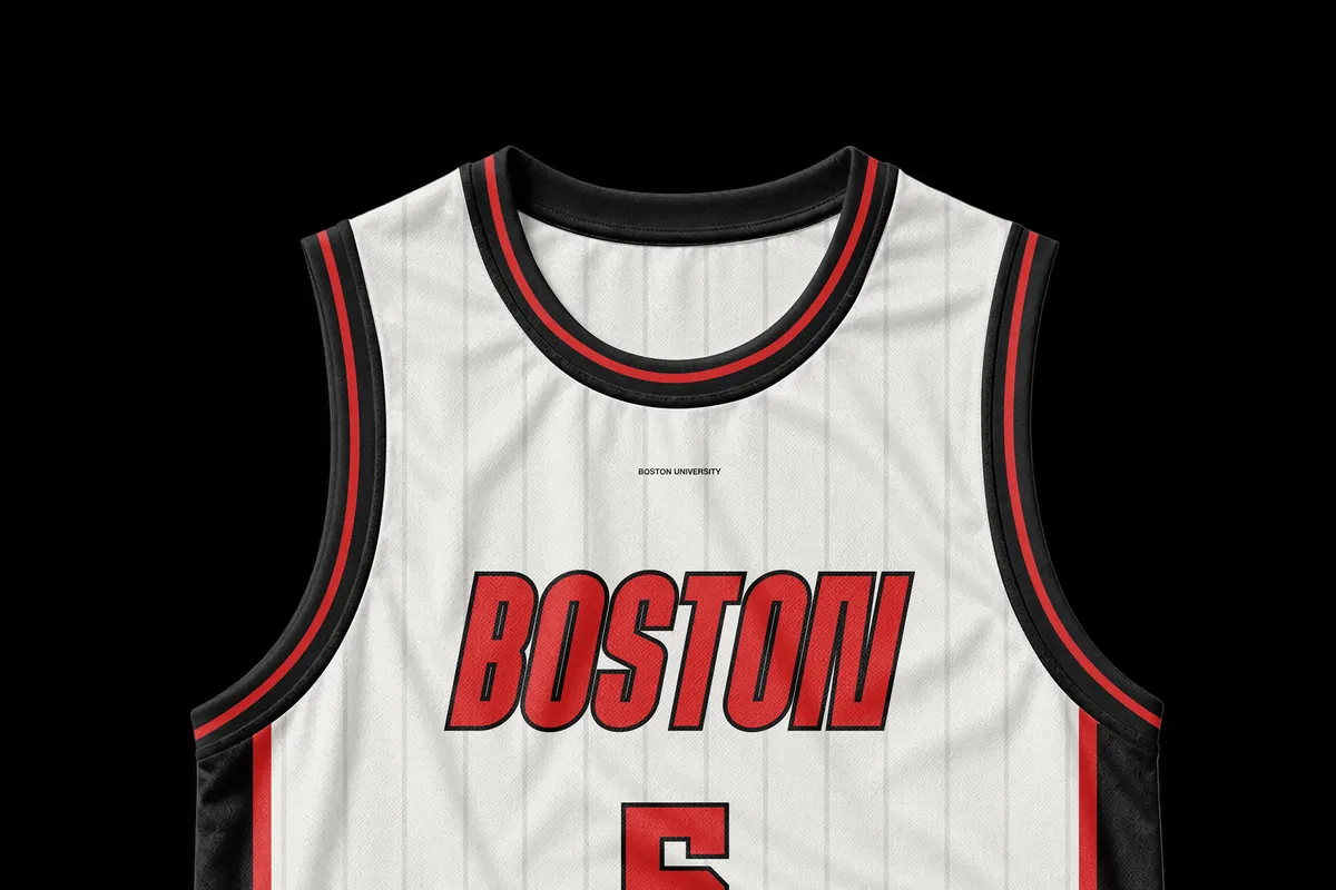 Basketball Jersey Mockup - Front and Back View