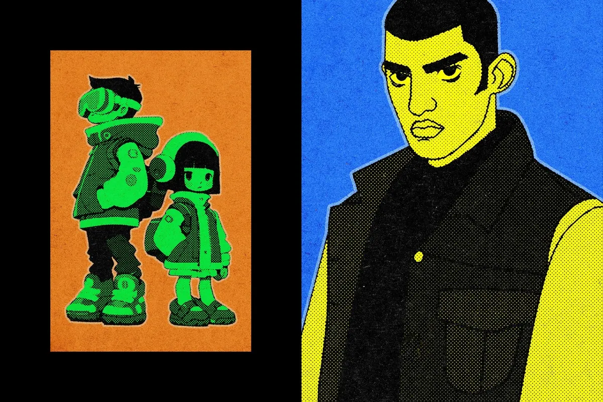 Retro Pop Art Photo Effect