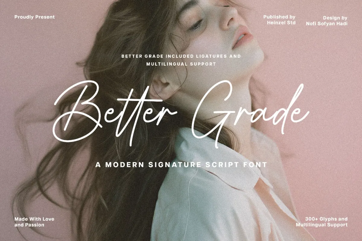 Better Grade - Elegant Signature Font