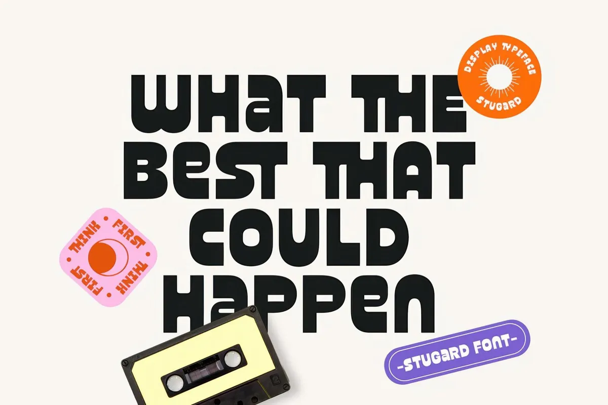 Stugard — Bold Reverse Font