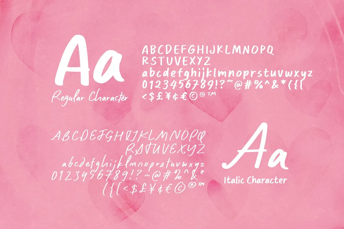 Caption Handwriting - Cute Font Duo