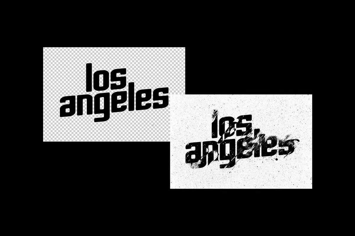 Gritty & Smudged Text Effect