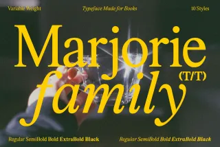 Marjorie - Elegant Serif Font Family
