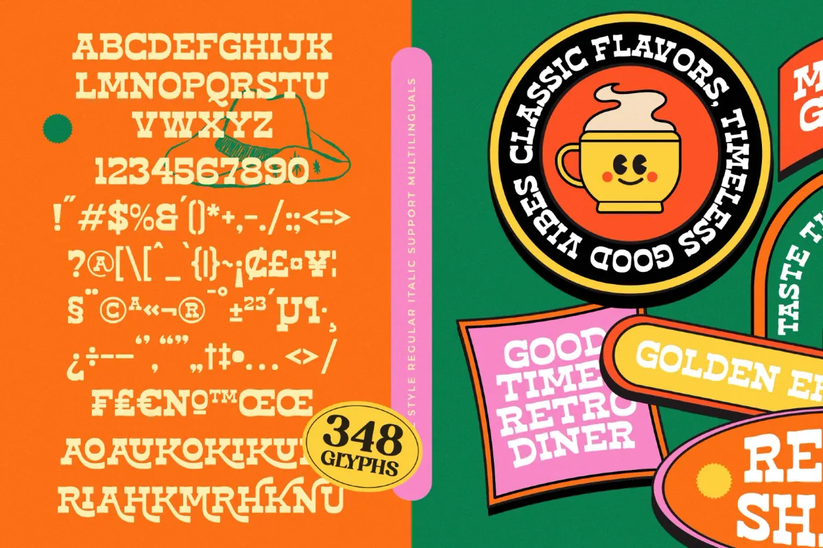 Haose Rodeko - Western Slab Serif Font