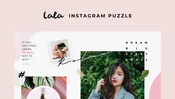 Lala Puzzle Instagram Templates