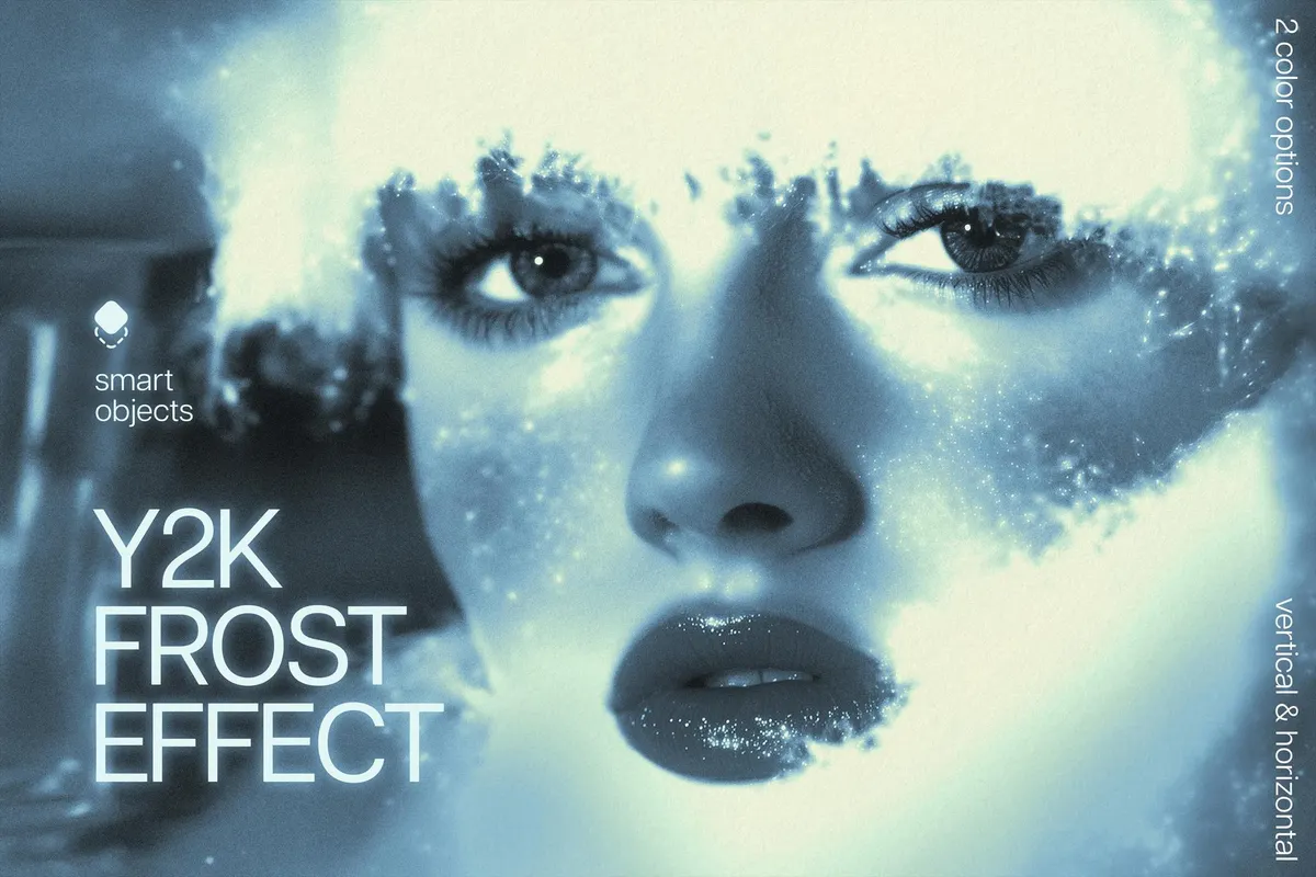 Y2K Frost Photo Effect