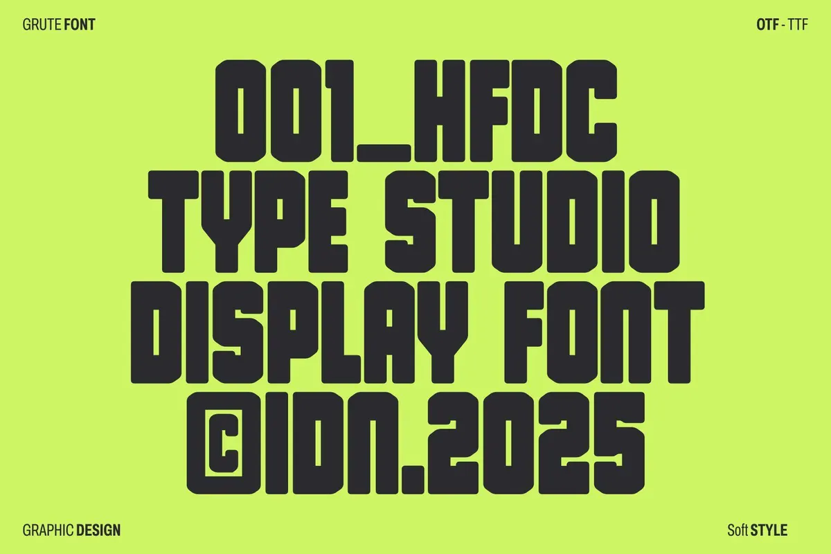 Grute Bold Sport Font