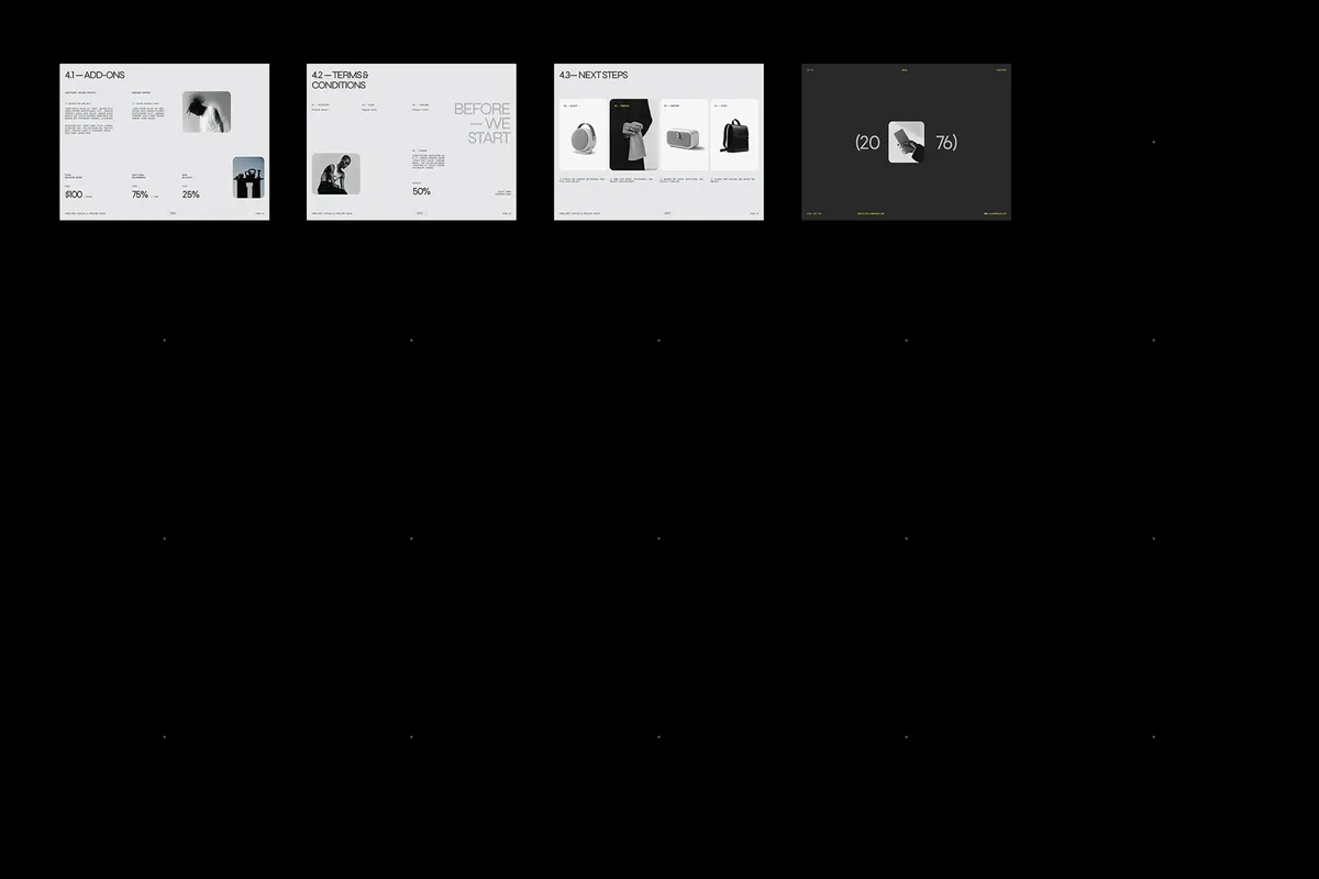 Service & Pricing Guide Template - Portuu