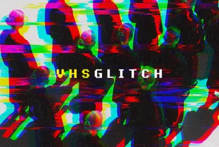 TV Screen Glitch Photo Effect