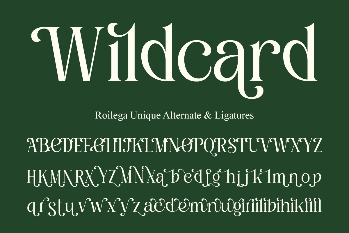 Roilega - Elegant Luxury Serif Family Font