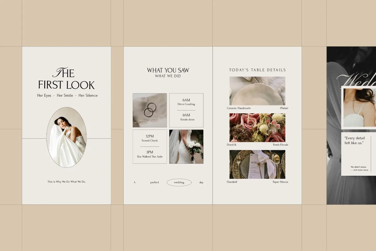 Wedding Organizer Instagram Pack Affinity Template