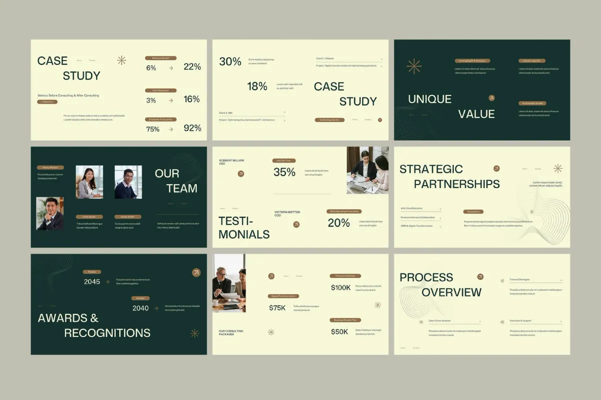 Management Consulting Powerpoint Template