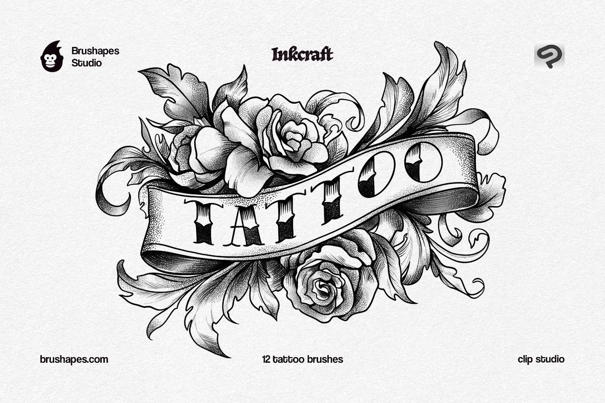 Tattoo Art Clip Studio Brushes