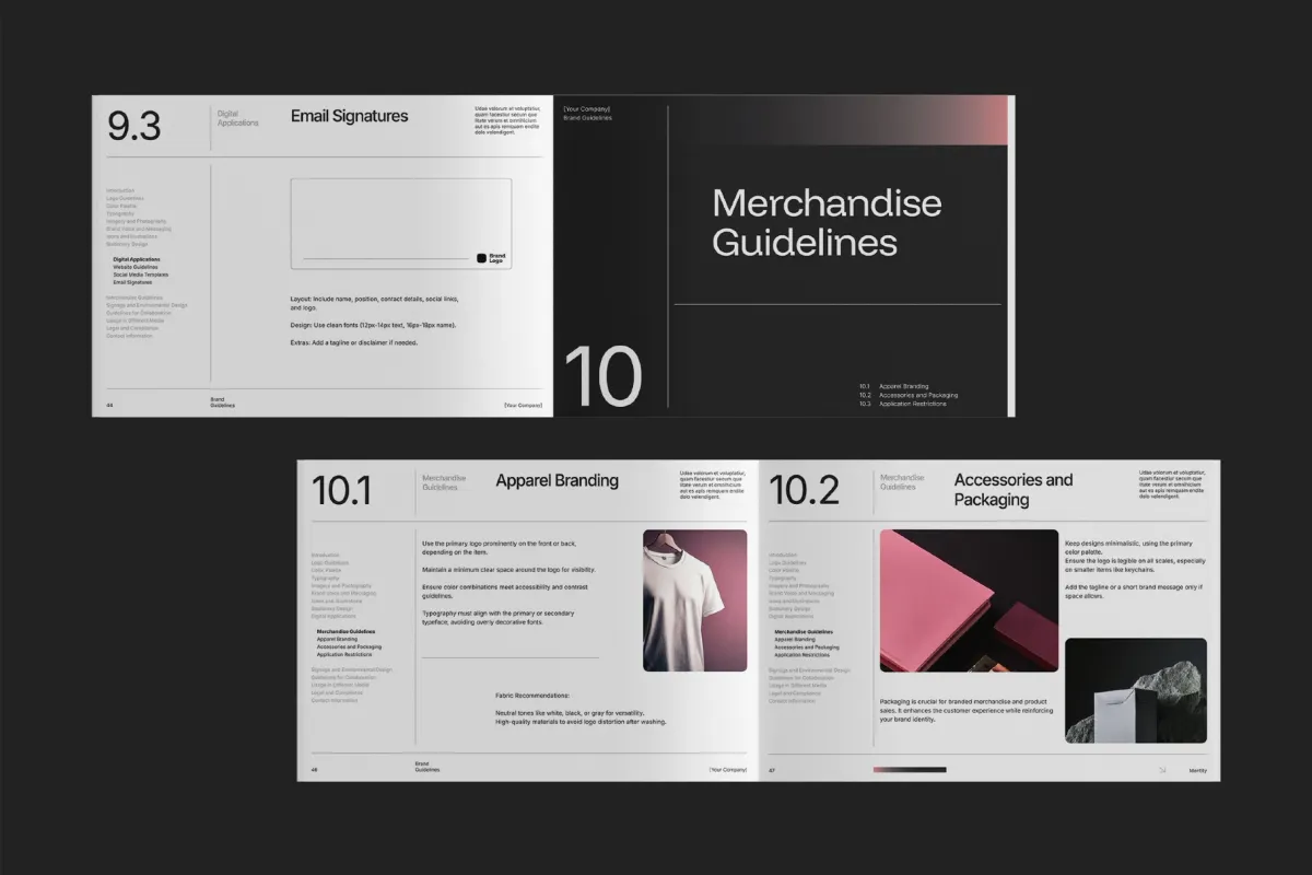 Gradient Brand Guidelines Affinity Template