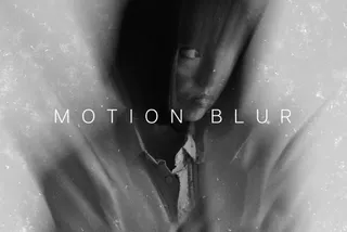 Monochrome Motion Blur Photo Effect