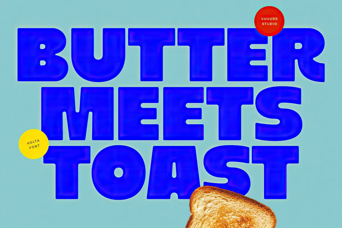 Holta - Chunky Rounded Display