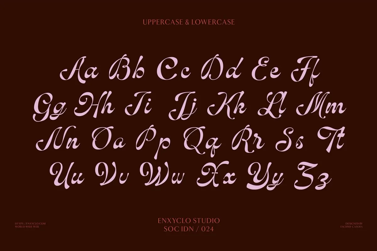 Hubiny - Elegant Script Font