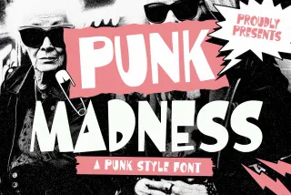 Punk Madness - Bold Punk Font