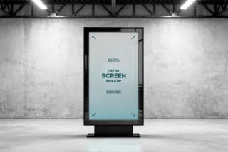 Industrial Vertical Screen Mockup