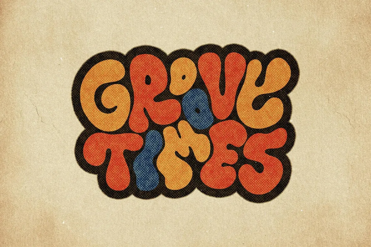 Retro Printing Text & Logo Effect