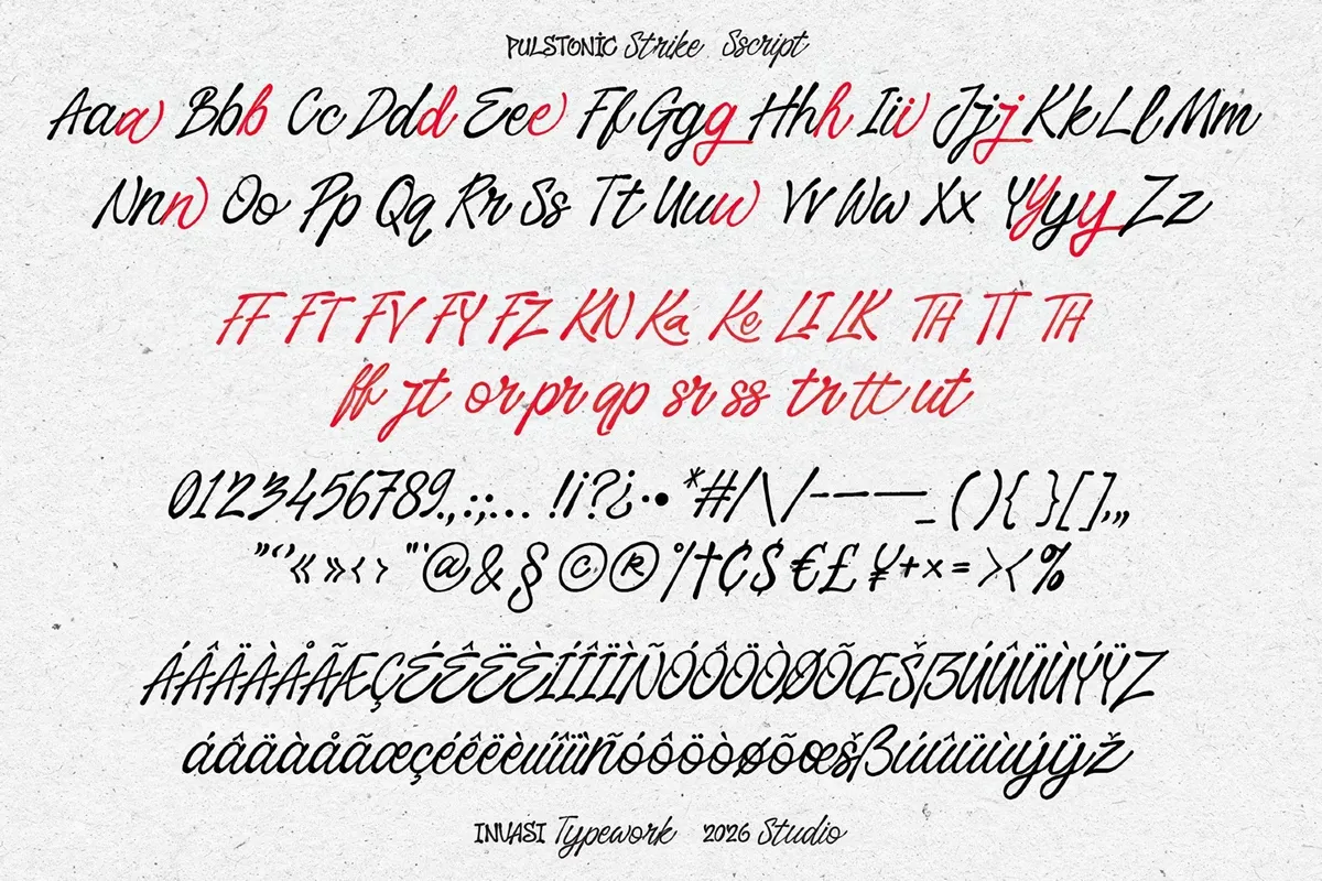 Pulstonic Strike – Urban Font Duo