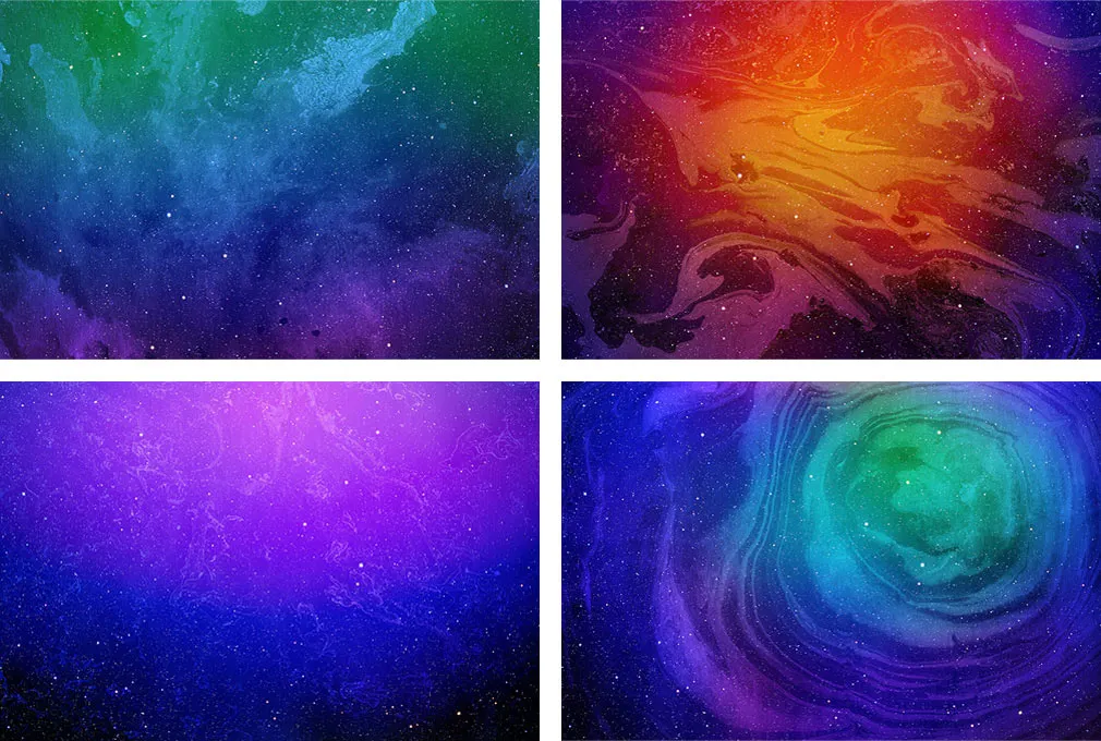 Space: Marbling Texture Backgrounds