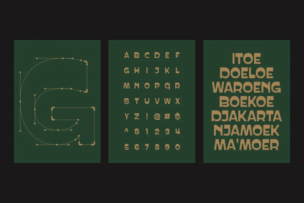 PRAK Trotoer - Vintage Display Font