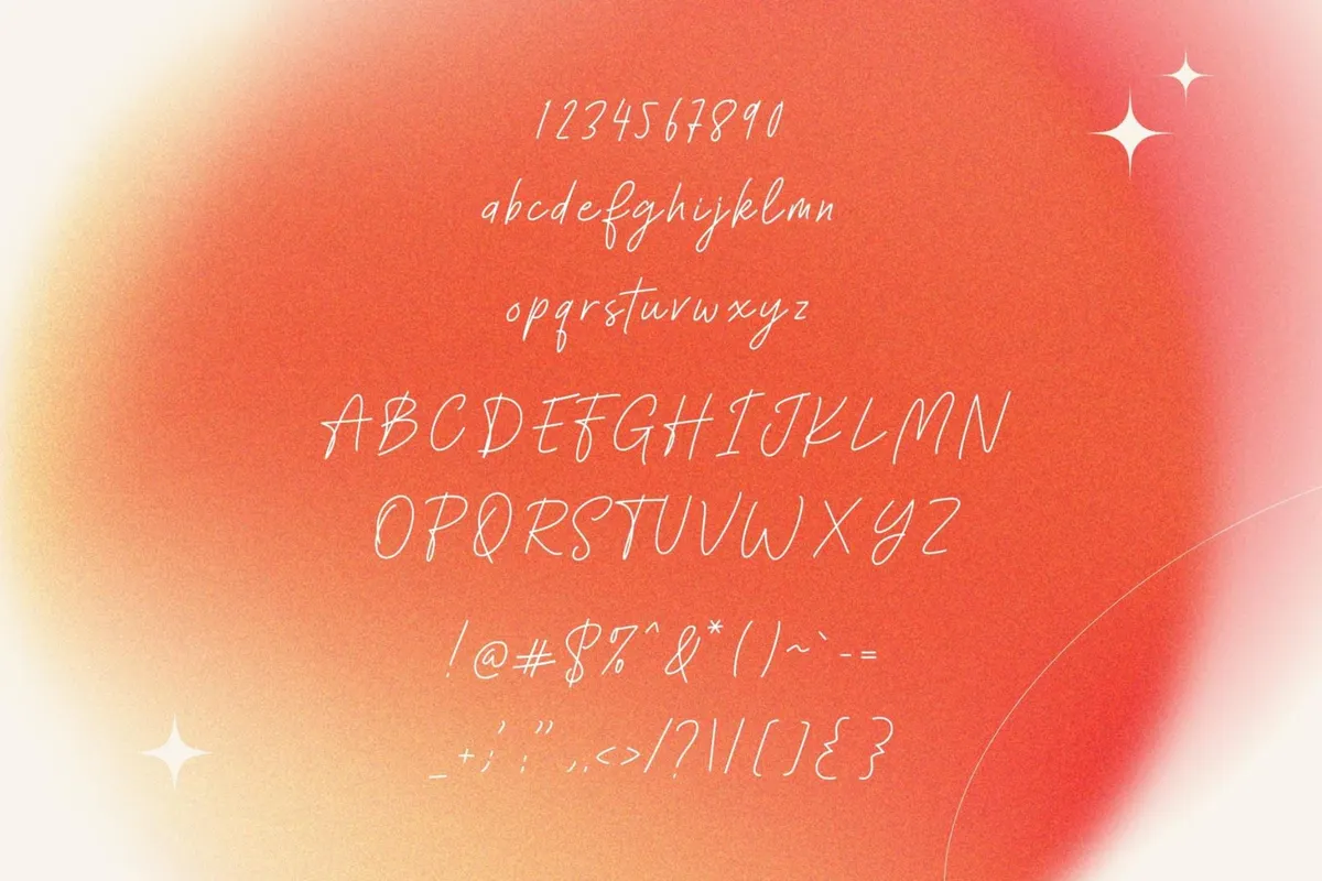 Amber Flow - Handwritten Script Typeface