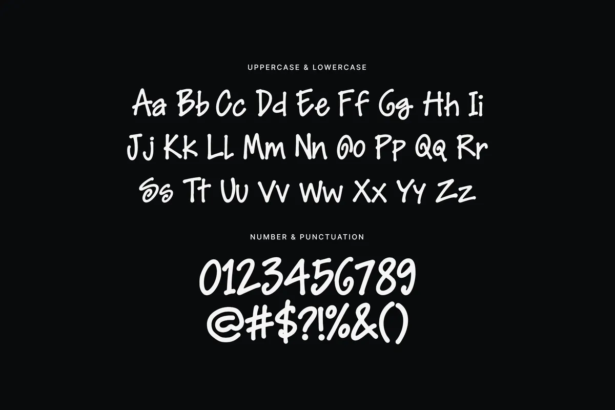 Sokre Brush - Marker Handwritten Font