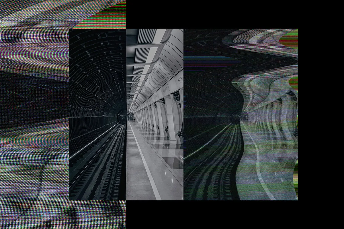 Screen Flicker Photo Effect
