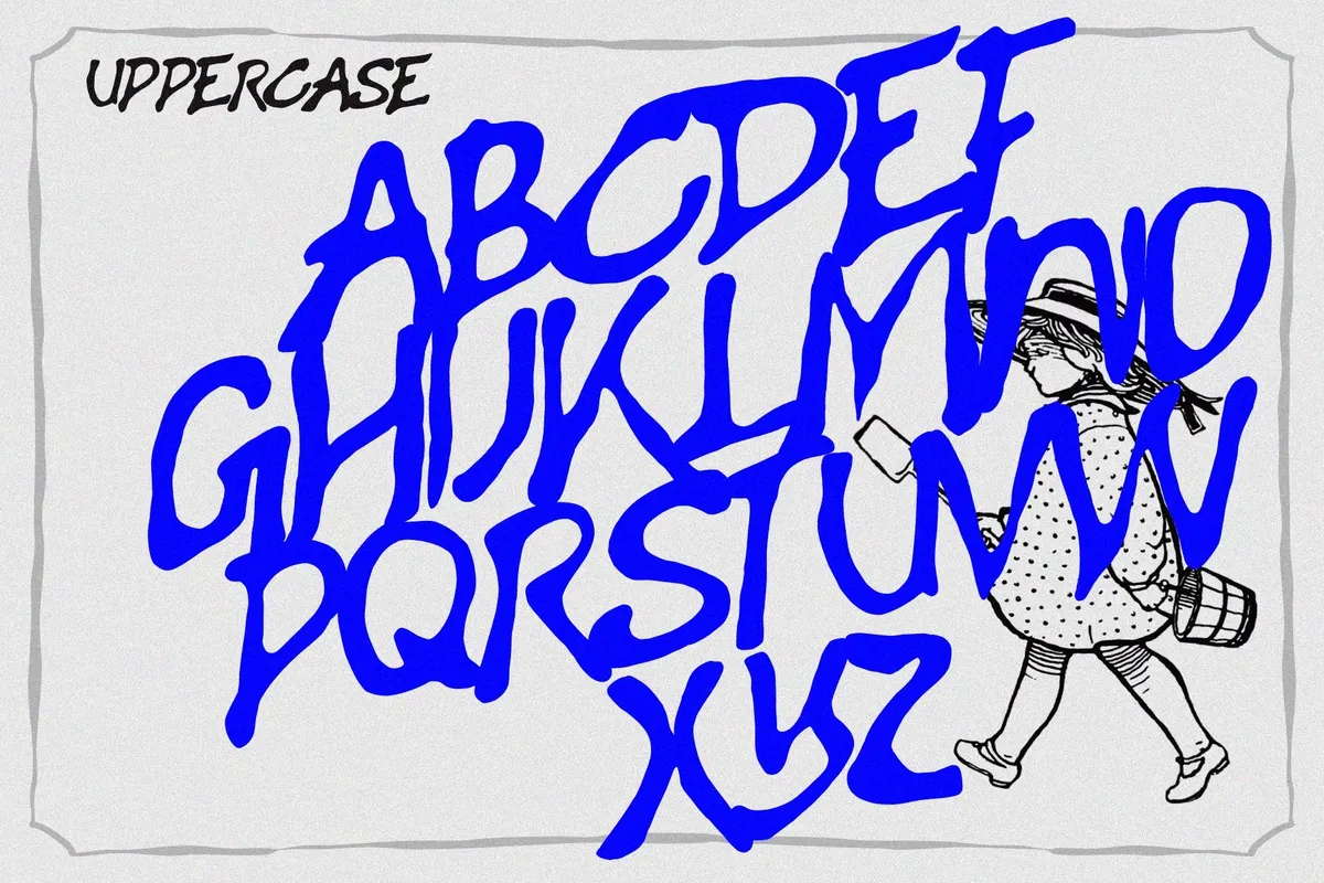 Gowak - Raw Expressive Brush Font