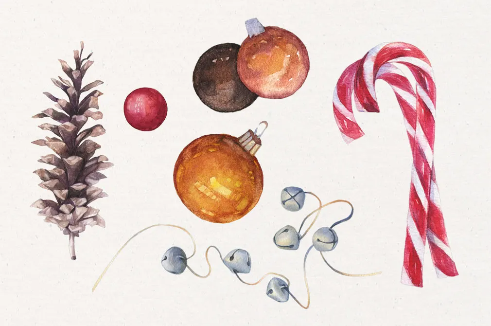 Licorice Christmas Watercolor Kit