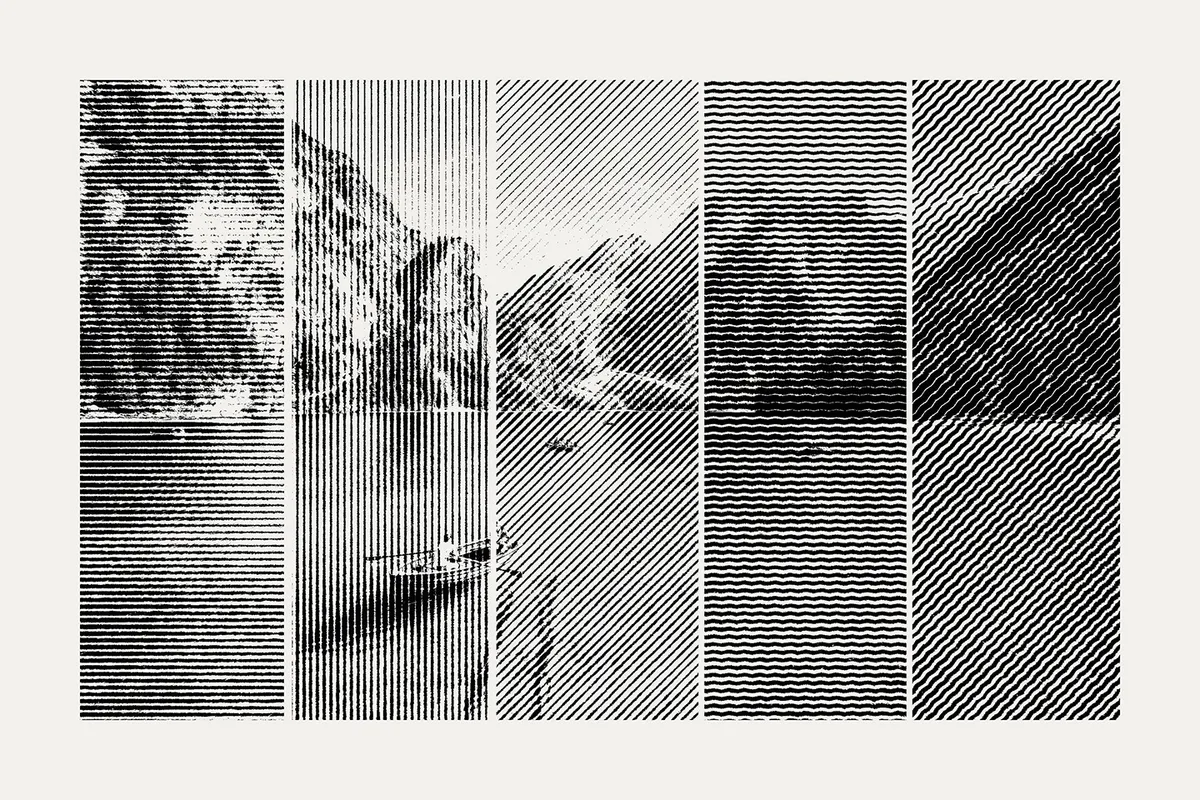 Classic Halftone Photo Effects