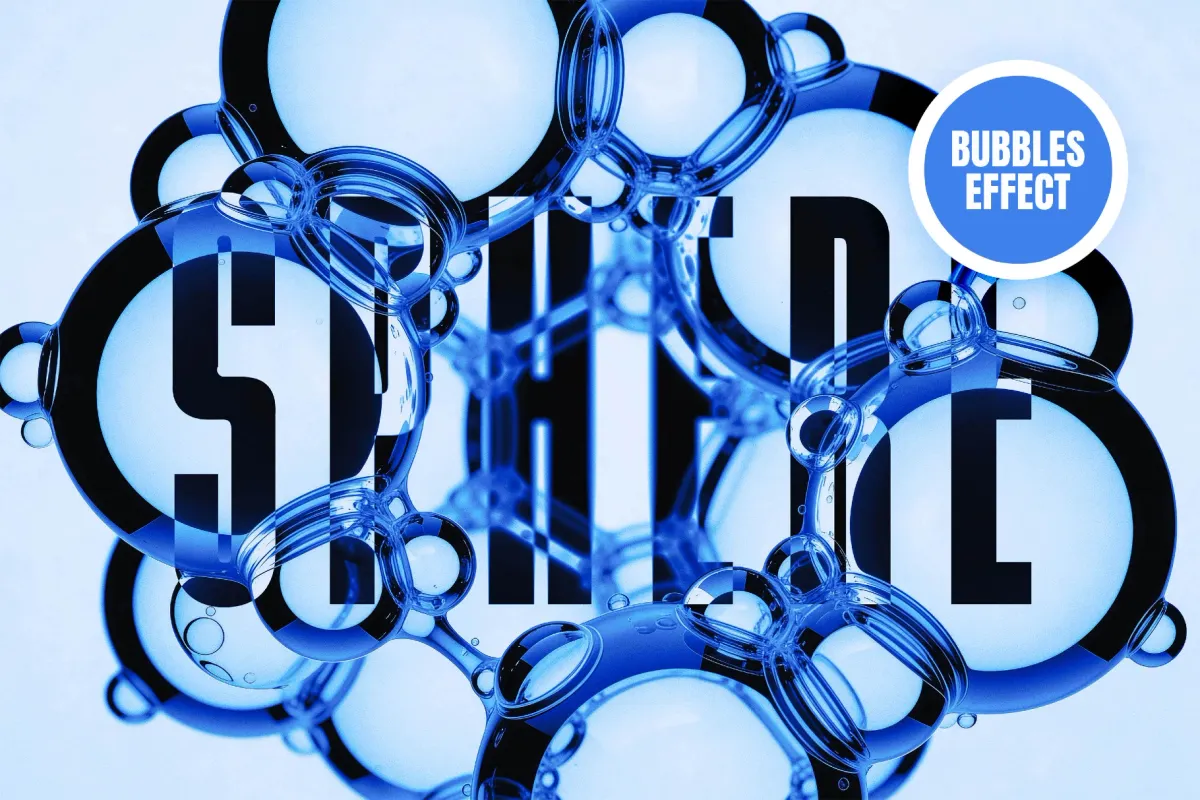 Refractive Bubbles Overlay Effect