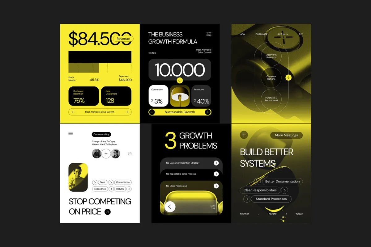 Business Strategy Instagram Template for AFFINITY