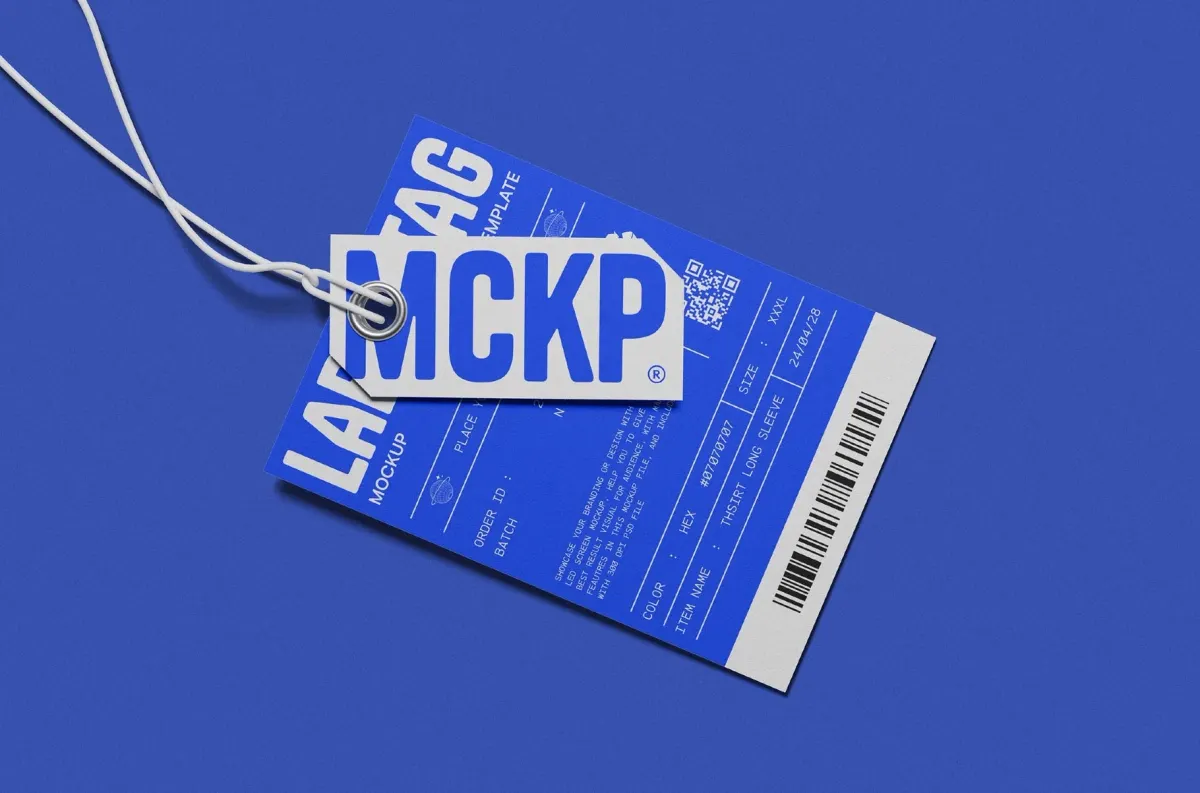 Clothing Tag Mockup