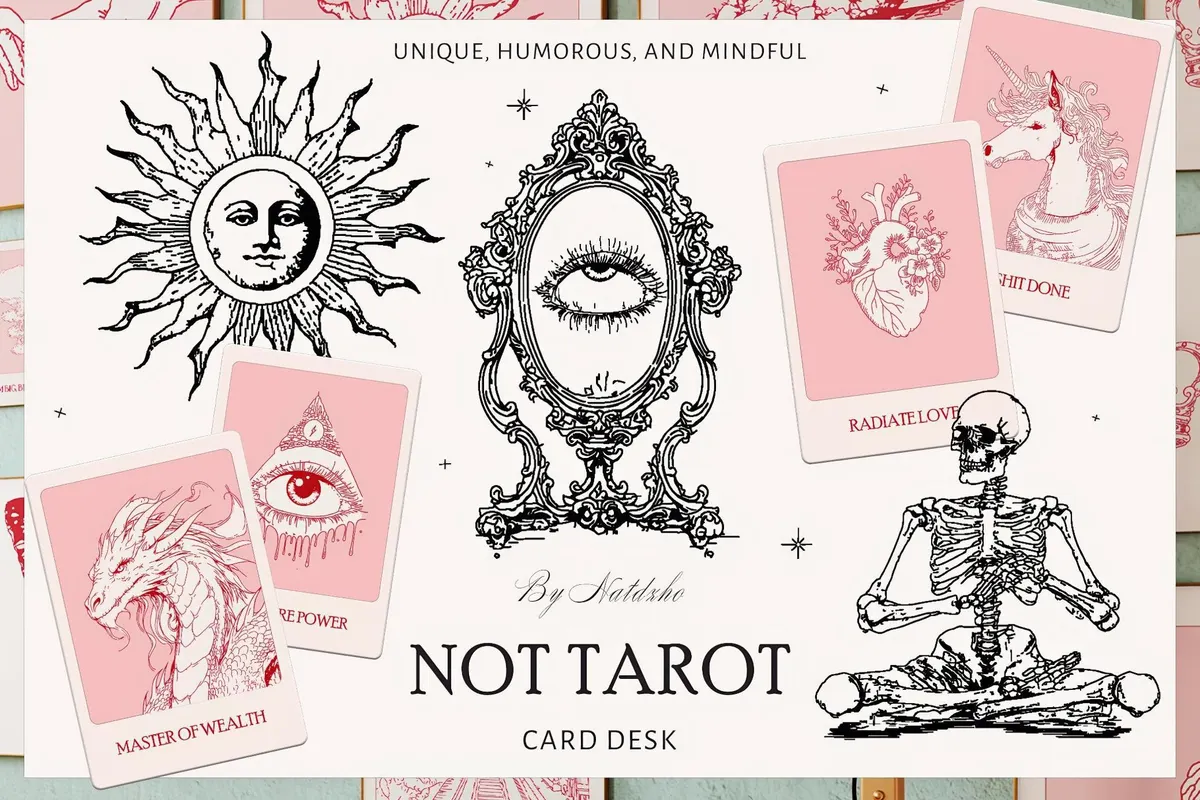 Not Tarot. Cards & Clipart Collection