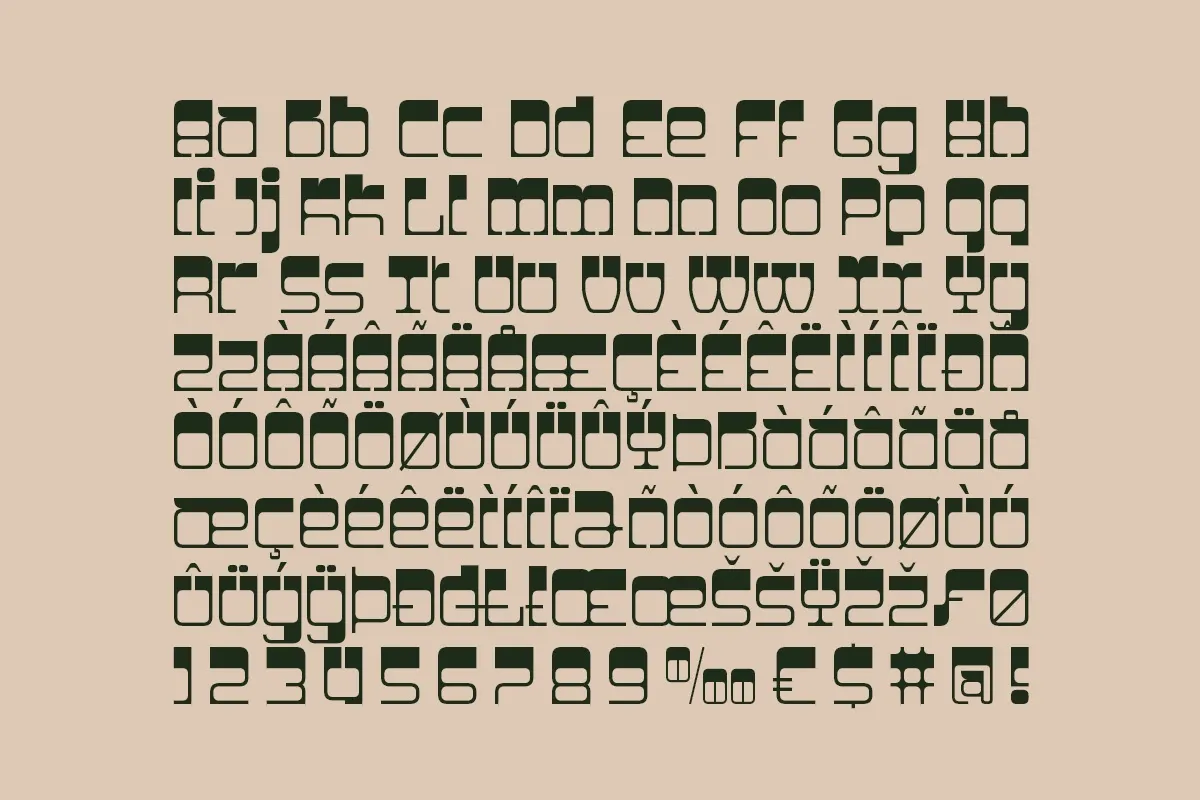 Bagisk - Geometric Display Font