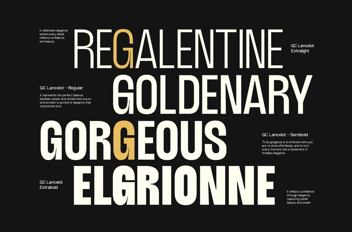 TRT Lancelot - Condensed Sans Font