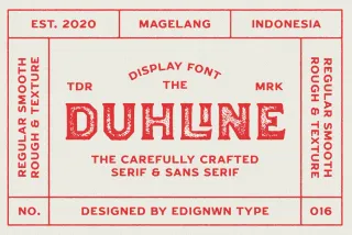 Duhline - Display Font