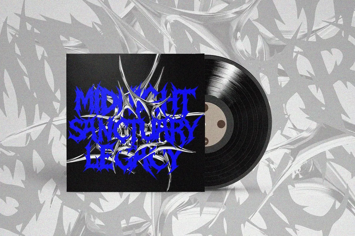 MIDNIGHT LEGACY — Black Metal Font