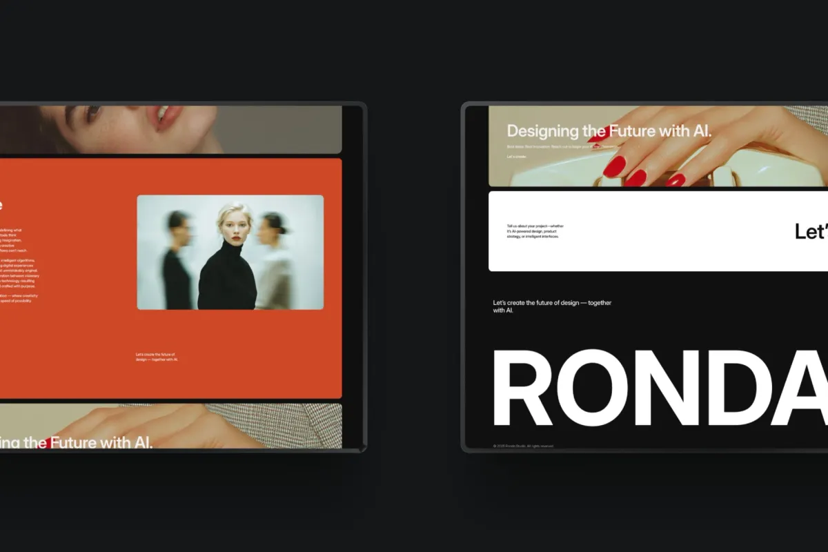 Ronda — AI Agency Portfolio Framer Template